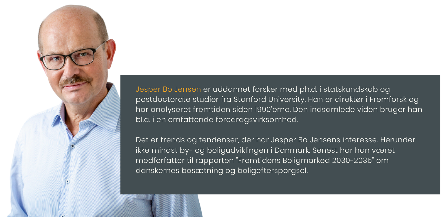 Jesper Bo Jensen, direktør og fremtidsforsker, Fremforsk - Center for Fremtidsforskning